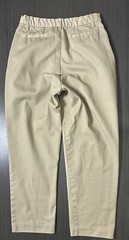 Authentic Galaxy School Uniform Pants Boys’ Beige Flat Front Size 10