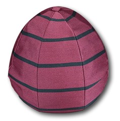 Maroon & Navy Blue Venetian Stripe Wool Worsted School Uniform / Rowing Cap