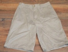 Boys Zone One Khakis Shorts School Wear Size 14 Uniform Shorts