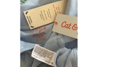 Cat & Jack Boys Size L (12 -14) Light Blue Short Sleeve School Uniform Top