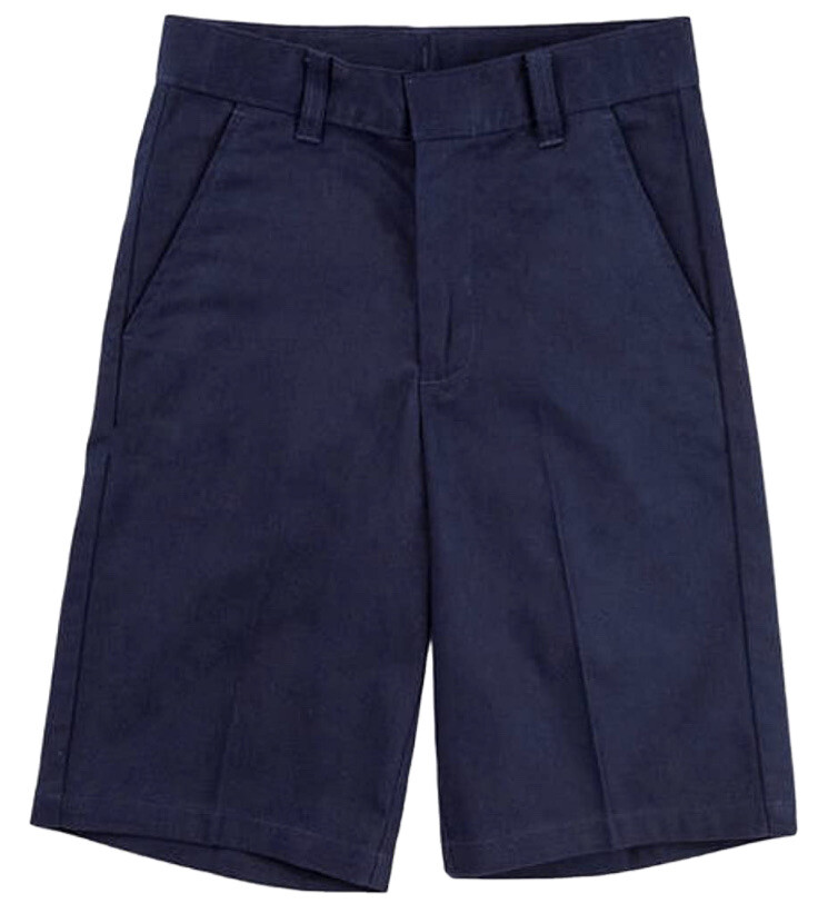 Boy’s New School Uniform Size 14 Navy Flat Front Adj. Shorts – Shrink Resistant
