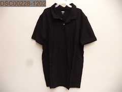 Old Navy Boy’s Pique Polo, XL (14-16), Black, 495109110857, 17″ Bust, 27″ Length