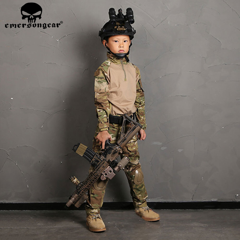 Emerson Tactical Gen3 BDU Child Assault Uniform Kids Shirt & Pants Suit 9Y-12Y
