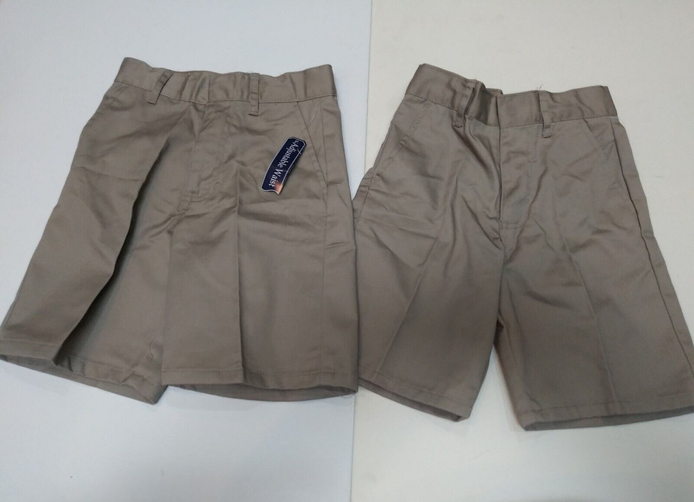Lot of 2 Cambridge Classics Khaki School Uniform Shorts – Boys -Size 5