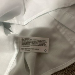 Cat & Jack Boys White 100% Cotton Dress Shirt 4T Long Sleeve Uniform