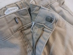 Old Navy Boys Back To School Adjustable Waist Khaki Uniform Shorts Size 8