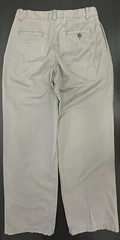 IZOD School Uniform Boys Pants Beige Pleated Front /100% Cotton /Size 18