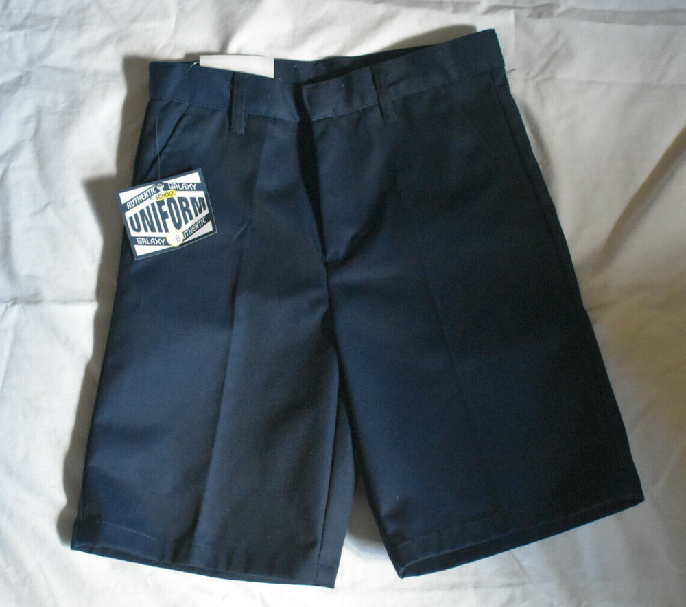 Authentic Galaxy School Uniform 8″ Navy Blue Shorts Boy’s Size 8