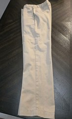 K-12 Gear Uniform Boys School Khakis 16 Husky With Waist Adjustable Straps