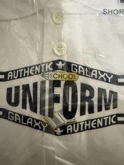 Authentic Galaxy School Uniform Polo shirt size 5 white, pack of 12