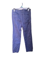 Cat & Jack Pants 12 Boys Flat Front Adjustable Waist Navy School Chinos