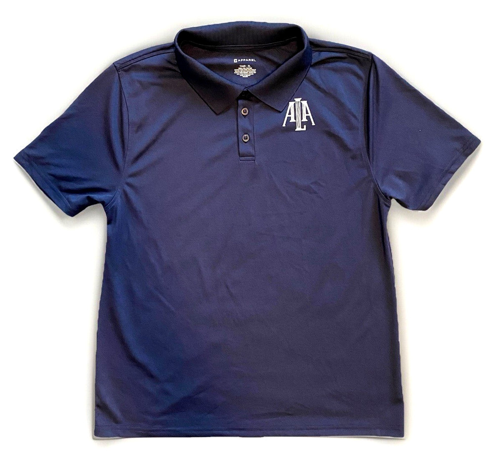 School Uniform Polo Shirt ALA Blue Youth XL Boys 100% Polyester