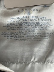 ARROW USA 1851 REGULAR PANTS ADJUSTABLE WAIST FOR A PERFECT FIT SIZE 5 NAVY New