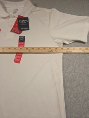 Chaps Boys’ Performance Short Sleeve Shirt XL (18/20) White – Lot of 2
