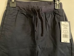 IZOD Navy Boys Approved Schoolwear Stretch Jogger Pants Drawstrings Size 7 NWT