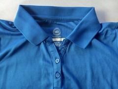 Wonder Nation School Uniform Pique Polo Shirt Boys Size M 7-8 Blue Short Sleeve
