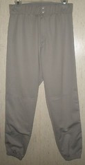 EXCELLENT BOYS N2N LIGHT GRAY KNIT BASEBALL UNIFORM PANTS SIZE M