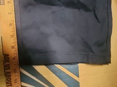 New* Perry Ellis Boys School Uniform Stretch Shorts Size 18 Navy Blue