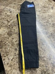 Nautica Boys School Uniform Pants M 10/12 Regular Black