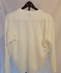 Vintage A+ BY Sai School Apparel White Knit Sweater Size Small FENWICK Unisex