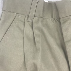 Authentic School Uniform Shorts Boys 7 Beige Elastic Waist Pleated Front NWT