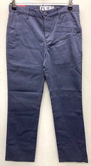 NWT Boy’s Old Navy Blue Brushed Cotton Straight Leg Uniform Pants – Size 12