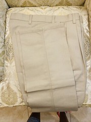 Boys A+ Khaki Uniform Pants Size 33L Relaxed Pants By Kip Craft Inc