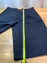 New Boy’s Arrow Approved Schoolwear Pleated Bermuda Shorts Sz 18 Reg in Navy*