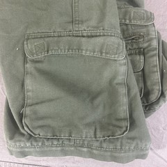 BSA Boy Scouts of America Uniform Shorts Youth 20 Waist 31-33 Olive Green Cargo