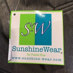 Sunshine Wear New Boy’s Size 28 Husky Pleated Front Adjustable Waist Uniform