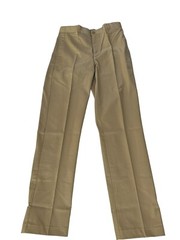 Lands End Boys Sz 20 15-16 YRS Khaki Chino Pants 33Wx32L” Iron Knee #3125