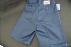 AUTHENTIC GALAXY SCHOOL UNIFORM SHORTS NAVY BLUE ADJUSTABLE SIZE 10 NEW W/ TAGS