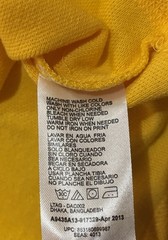 @ School by French Toast Short Sleeve Polo Shirt size XL 16/18 Gold/Yellow NEW B
