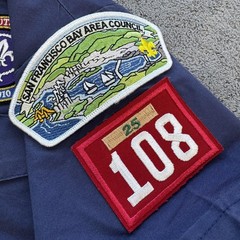 Boy Scouts Of America Shirt Boys M Blue Uniform Cotton/Poly Twill Pockets