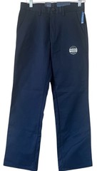 Nautica School Uniform Pants Boys 16 Regular Blue Stretch Waist Double Knee NWT