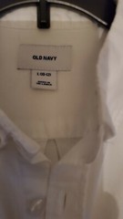 Lot 2-Old Navy Oxford Boys School Uniform Short/Long Sleeve Shirt,Size 10-12