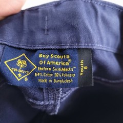 BSA Boy Scouts of American Shorts Youth Boys Size 6 Uniform Switchback 2 B Cargo