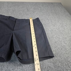 School Apparel Inc Navy Blue Uniform Shorts Boys 31 Husky Adjustable Waist