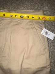 Old Navy Khaki Uniform Short Big Boy Size 14 Plus Husky NWT