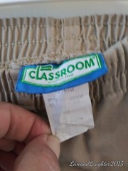 School Uniform Shorts Boys Size 10 Khaki Elastic Waist Band Unisex