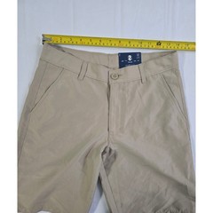IZOD Boys Khaki Shorts Size 16 Regular School Uniform Wicking UPF 50+ NWT