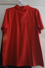 RED(HUSKY) & BLUE WONDER NATION POLO UNIFORM SHIRT, BOYS 14/16. BRAND NEW W/TAGS
