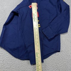 Vintage Boy Scouts Of America Shirt Boys 12 Blue Cub Scouts Uniform Patches