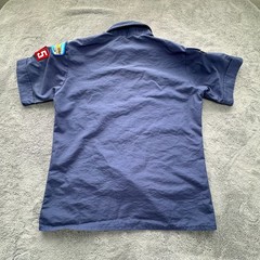 Boy Scouts Of America Shirt Youth M Blue Uniform Cotton Polyester Patches