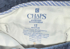 Chaps Navy School Uniform Shorts – Size 12 Regular