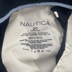 Nautica School Uniform Boys’ Flat Front Pant – Size 20 Regular Navy Blue