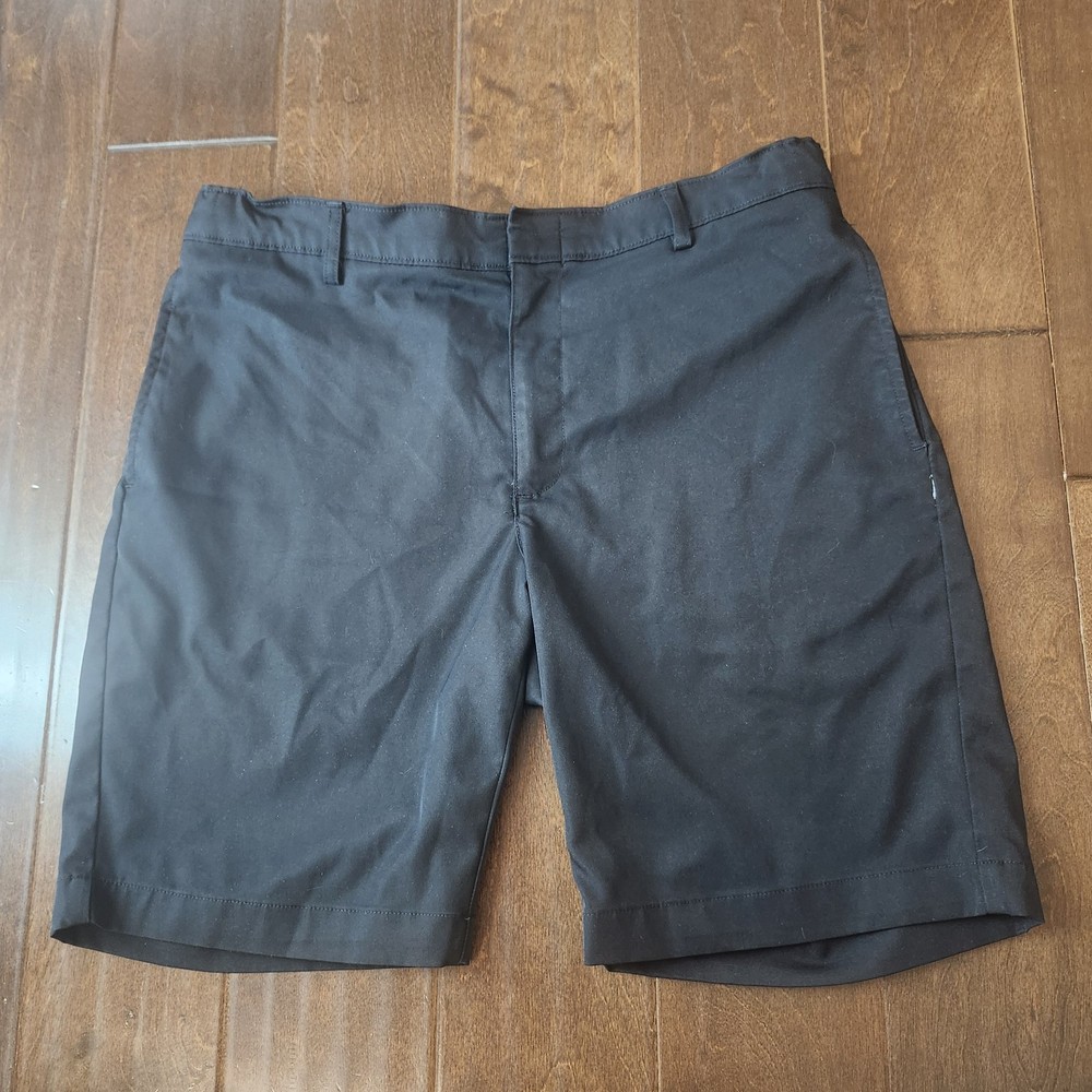 Dennis Uniform Boys Husky 16 Black School Uniform Shorts Flat Front