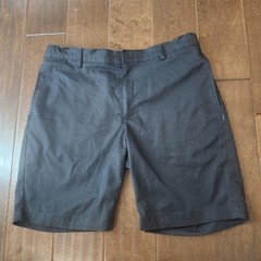 Dennis Uniform Boys Husky 16 Black School Uniform Shorts Flat Front