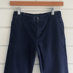 The Children’s Place Boy’s Navy Flat Front Adjustable Waist Chino Pants Size 8H