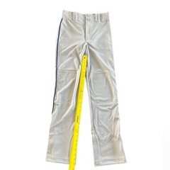 New Champro Youth Large Grey Baseball Pants With Navy Stripe
